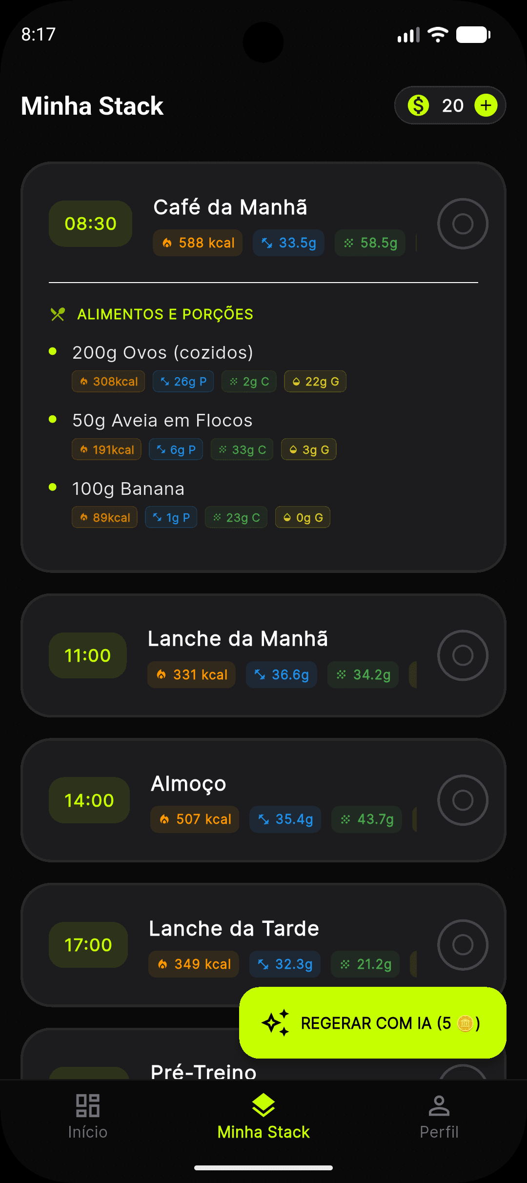 Configurações