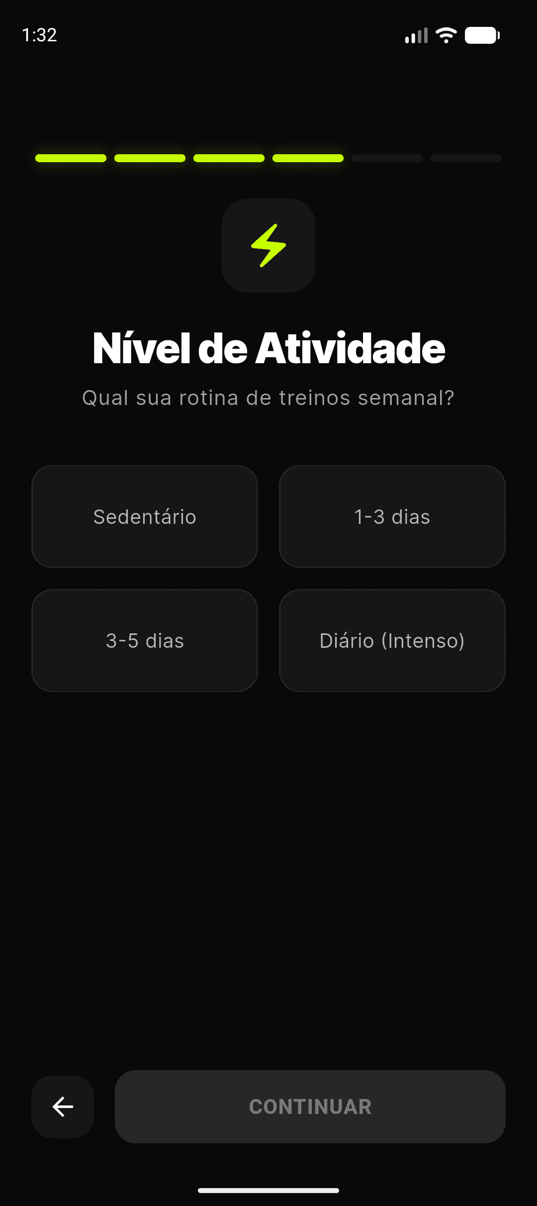 Substituição rápida de item